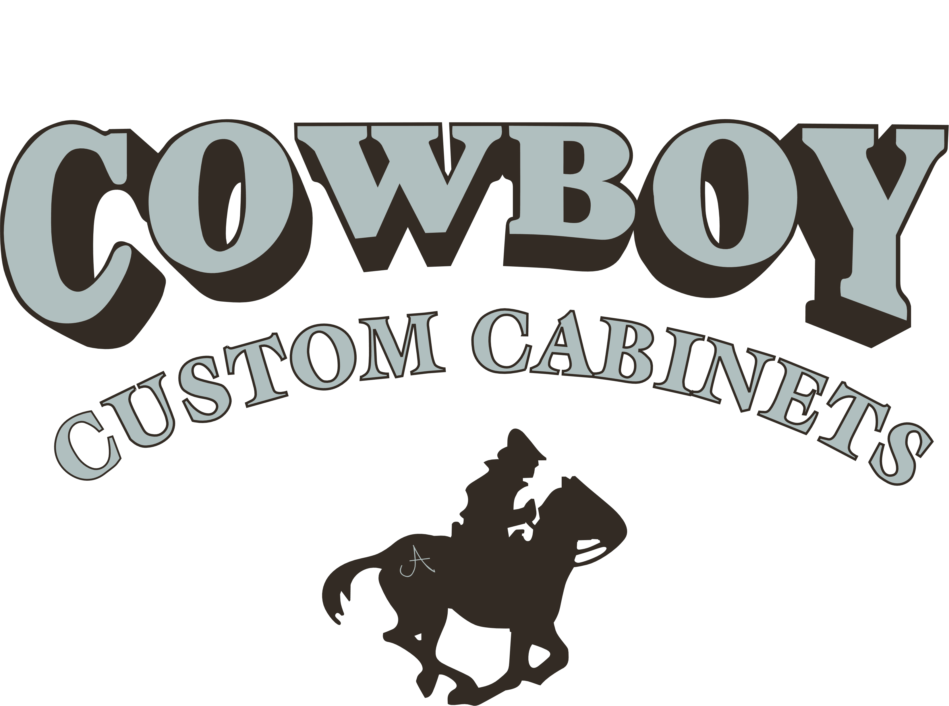 Cowboy Custom Cabinets designing the right custom cabinets for a client